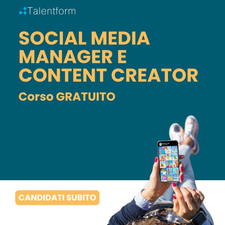 Social Media Manager e Content Creator (corso GRATUITO a distanza, in aula virtuale), edizione del 27 novembre 2024 7 social media manager e content creator 2024