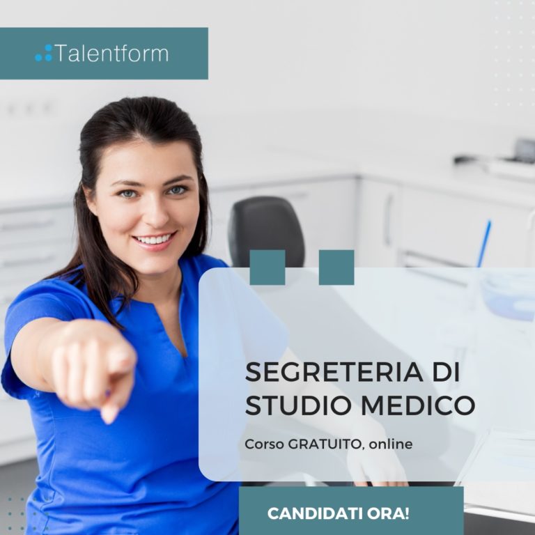 Segreteria di Studio Medico (corso GRATUITO a distanza, in aula virtuale), edizione del 16 dicembre 2024 28 Segreteria di Studio Medico