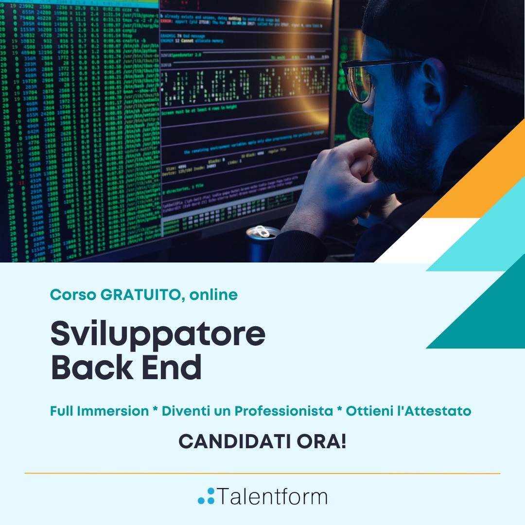 Sviluppatore Back End 3