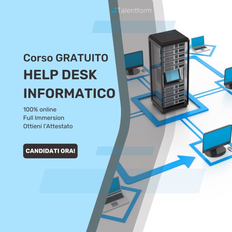 Help Desk Informatico (corso GRATUITO online, full time), edizione del 20 giugno 2025 12 Help Desk Informatico 444