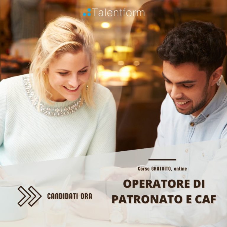 Operatore di Patronato e CAF (corso GRATUITO a distanza, in aula virtuale), edizione del 17 marzo 2025 29 Operatore di Patronato e CAF 2025 5
