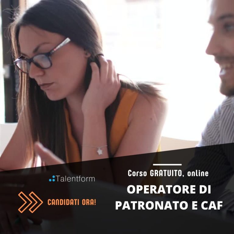 Operatore di Patronato e CAF (corso GRATUITO a distanza, in aula virtuale), edizione del 14 aprile 2025 26 Operatore di Patronato e CAF 2025