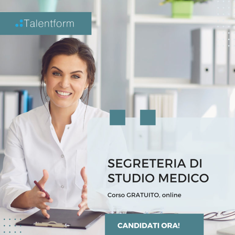 Segreteria di Studio Medico con Office (corso GRATUITO online, full time), edizione del 09 settembre 2025 10 Segreteria di Studio Medico 25 6