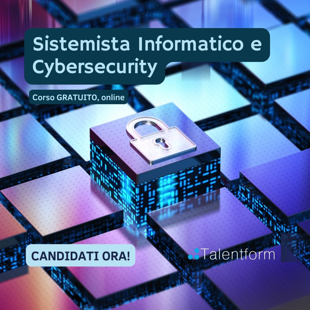 Sistemista Informatico e cybersecurity 2025 2