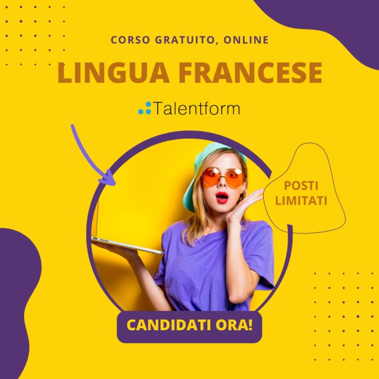 Lingua Francese (corso GRATUITO a distanza, in aula virtuale), edizione del 08 aprile 2025, frequenza pomeridiana 19 lingua francese