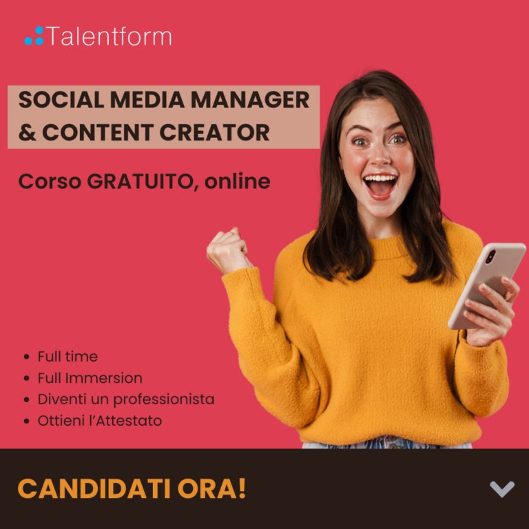 Social Media Manager e Content Creator (corso GRATUITO a distanza, in aula virtuale), edizione del 05 maggio 2025 3 social media manager e content creator 2024 14