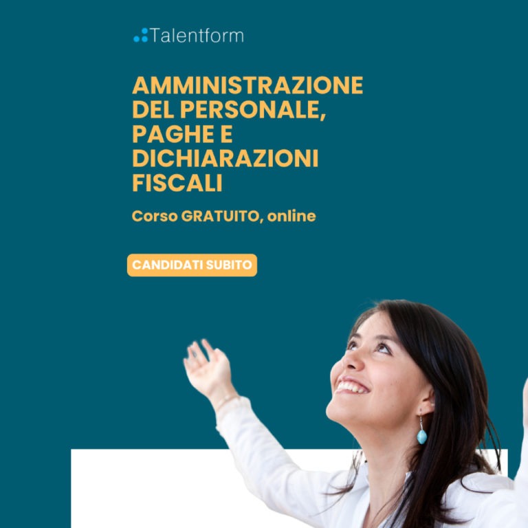 Amministrazione del Personale, Paghe e Dichiarazioni Fiscali (corso GRATUITO a distanza, in aula virtuale), edizione del 22 aprile 2025 5 amministrazione del personale paghe e dichiarazioni fiscali 2025 5