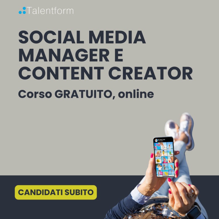 social media manager e content creator 2024 2