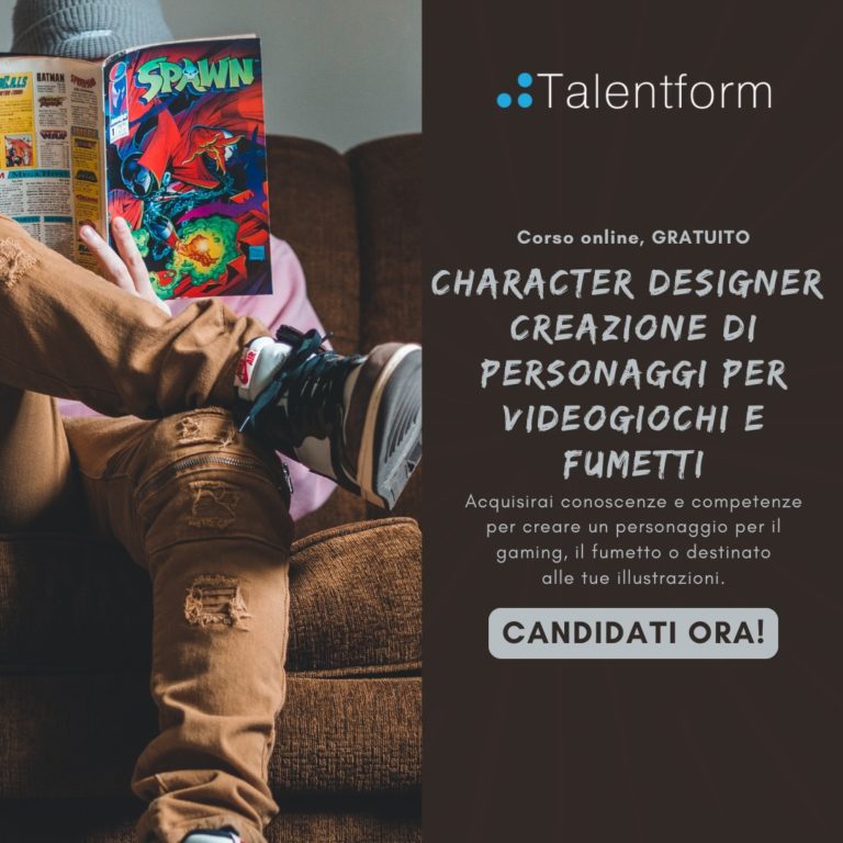 Character Designer: Creazione di Personaggi per Videogiochi e Fumetti (corso GRATUITO a distanza, in aula virtuale), edizione del 5 giugno 2025 3 Character Designer Creazione di Personaggi per Videogiochi e Fumetti2