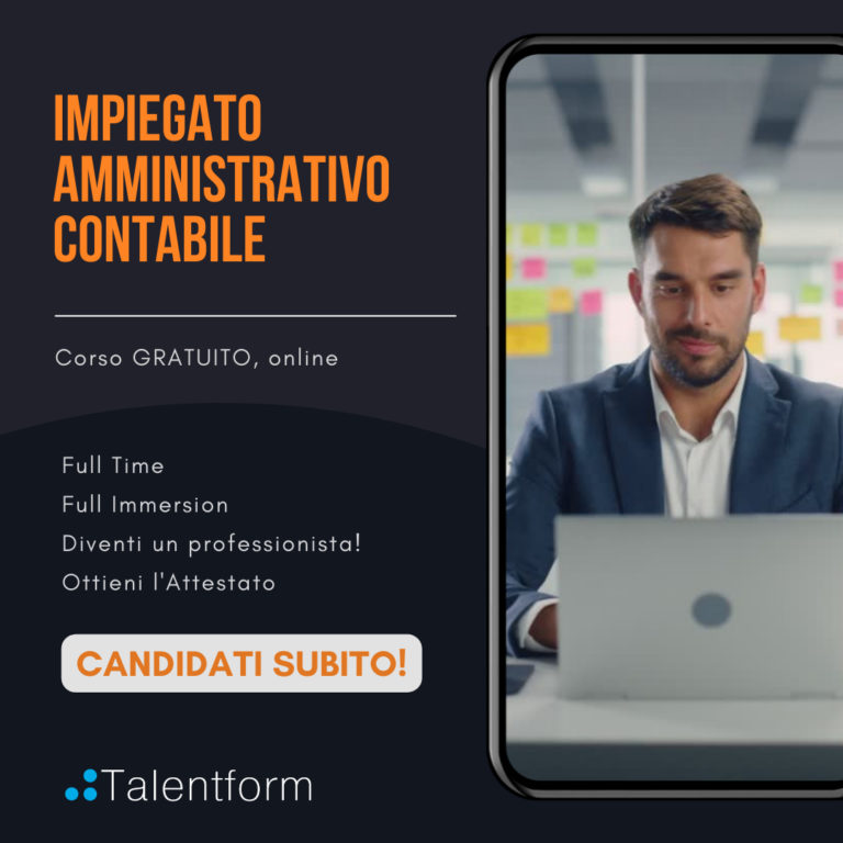Impiegato Amministrativo Contabile (corso GRATUITO a distanza, in aula virtuale), edizione del 08 maggio 2025 9 Impiegato Amministrativo Contabile 2025b copia