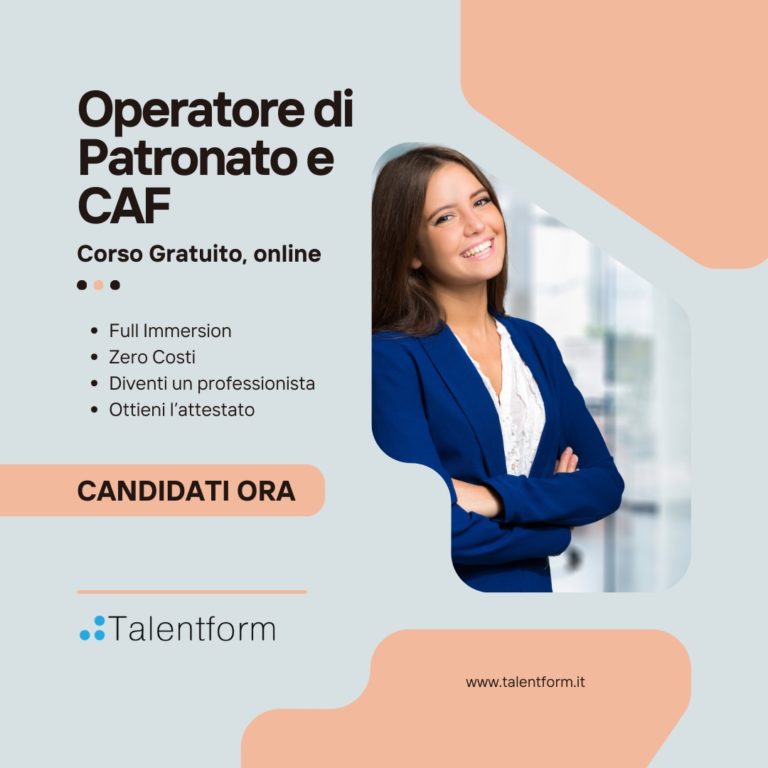 Operatore di Patronato e CAF (corso GRATUITO a online, full time), edizione del 9 settembre 2025 15 Operatore di Patronato e CAF 2025 d 4