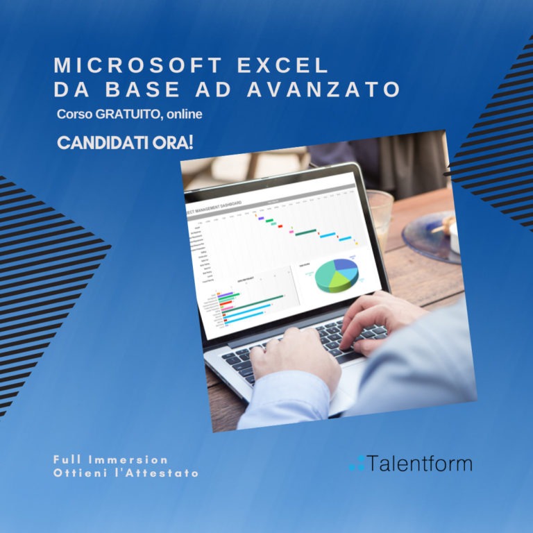 Excel da Base ad Avanzato (corso GRATUITO online, full time), edizione del 20 novembre 2025 2 excel da base ad avanzato 2024 copia 2