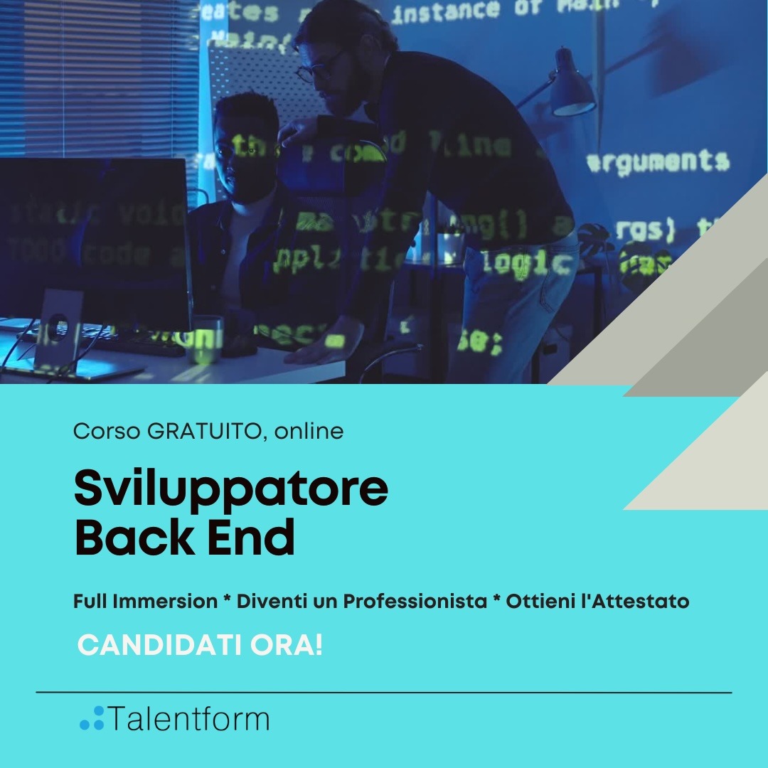 Sviluppatore Back End 7