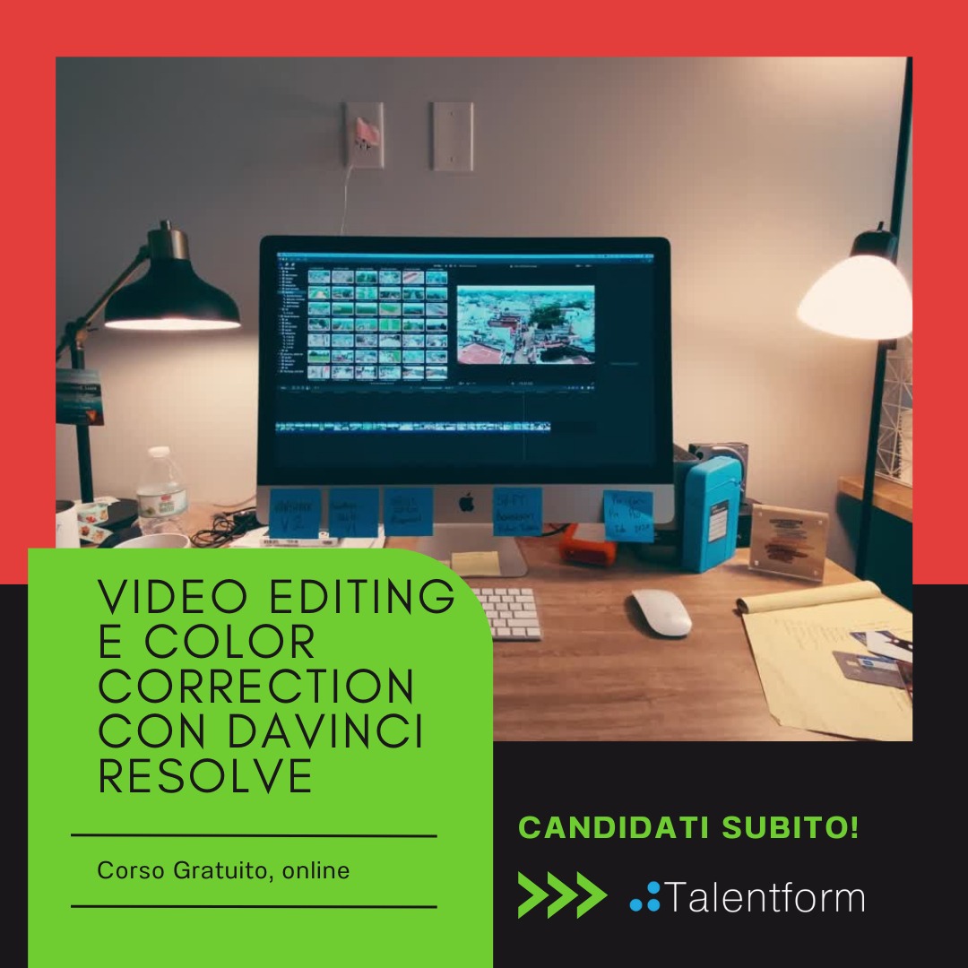video editing e color correction con davinci resolve 2025 13