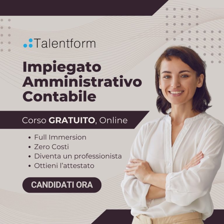 Impiegato Amministrativo Contabile (corso GRATUITO online, full time), edizione del 10 novembre 2025 15 Impiegato Amministrativo Contabile 2