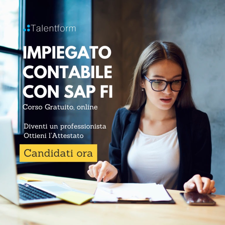 Impiegato Contabile con SAP FI (corso GRATUITO online, full time), edizione del 02 luglio 2025 3 Impiegato Contabile con SAP FI 5 1