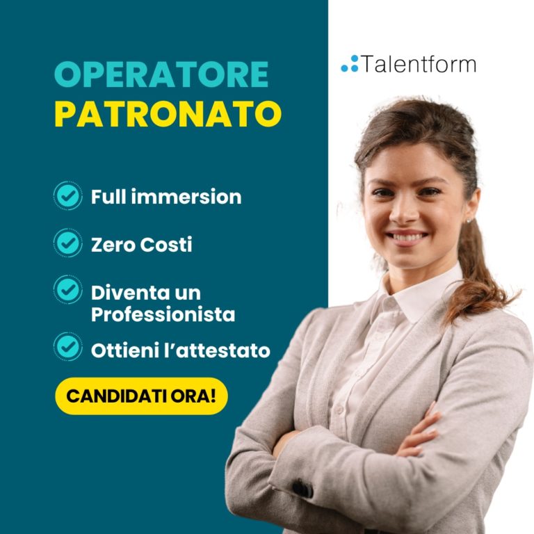 Operatore di Patronato (corso GRATUITO online, full time), edizione del 17 giugno 2025 18 Operatore PATRONATO