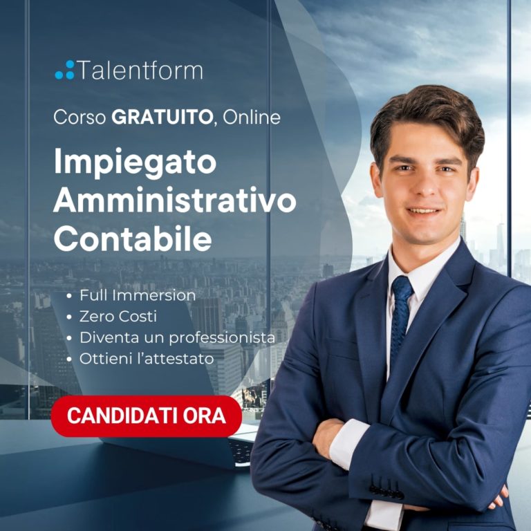 Impiegato Amministrativo Contabile (corso GRATUITO online full time), edizione del 14 ottobre 2025 16 Impiegato Amministrativo Contabile 3