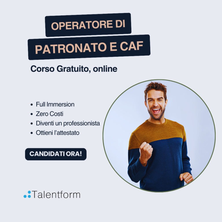 Operatore di Patronato e CAF (corso GRATUITO online, full time), edizione del 04 settembre 2025 16 Operatore di Patronato e CAF 2025 d 3