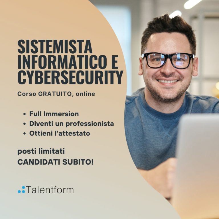 Sistemista Informatico e cybersecurity 2025 7
