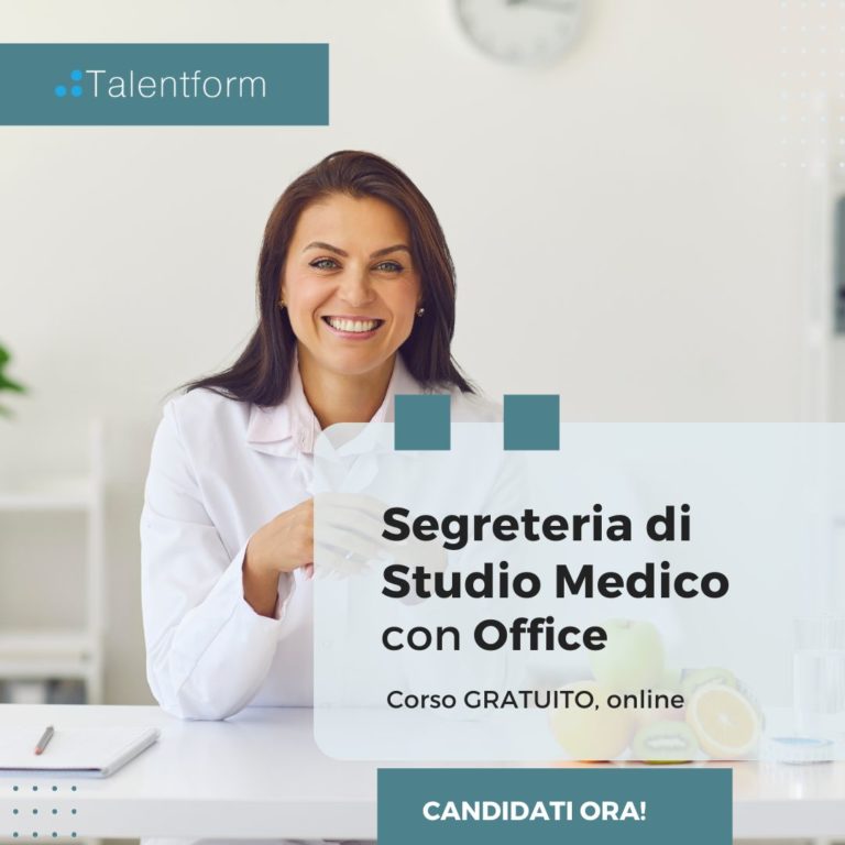 Segreteria di Studio Medico con Office (corso GRATUITO online, full time), edizione del 04 novembre 2025 41 Segreteria di Studio Medico 25 1