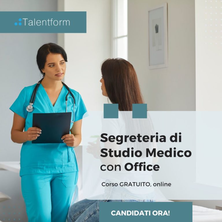 Segreteria di Studio Medico con Office (corso GRATUITO online, full time), edizione del 07 ottobre 2025 6 Segreteria di Studio Medico 25 2