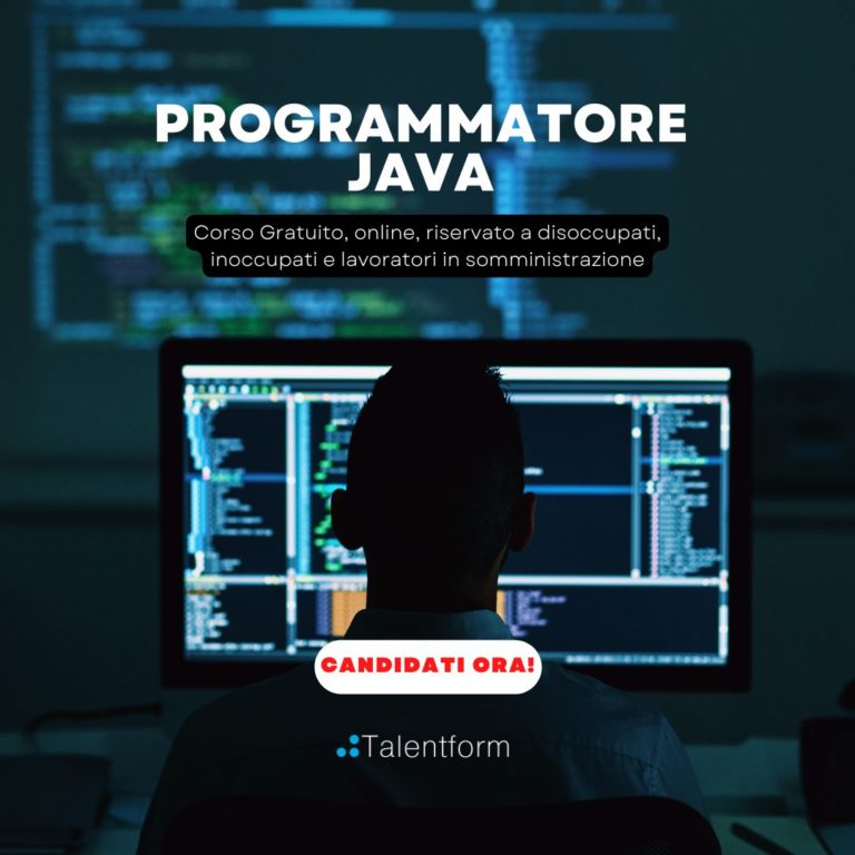 Programmatore Java (corso GRATUITO online, full time), edizione del 08 aprile 2026 14 programmatore java 2024 PER SITO