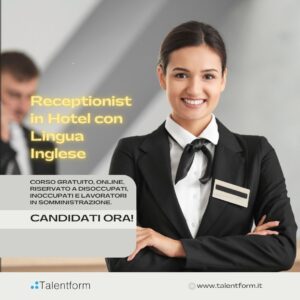 Corso Gratuito Receptionist in Hotel con Lingua Inglese