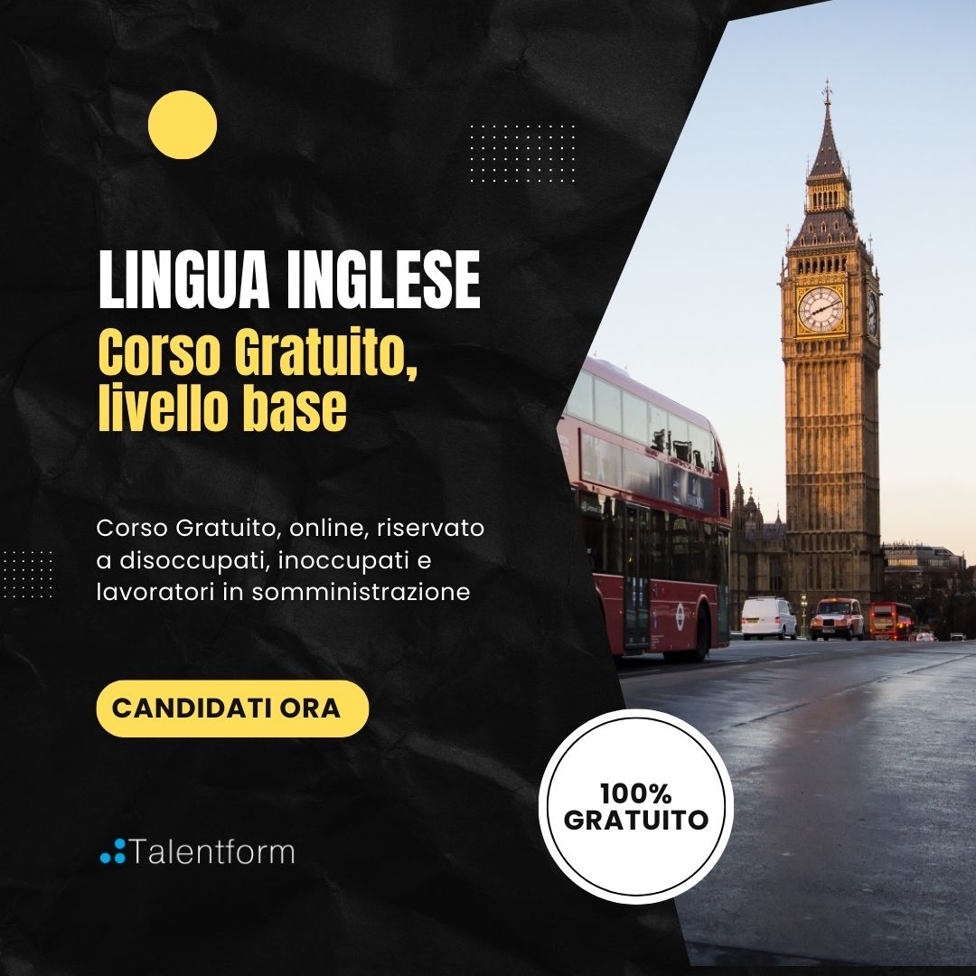 corso gratuito di lingua inglese 1