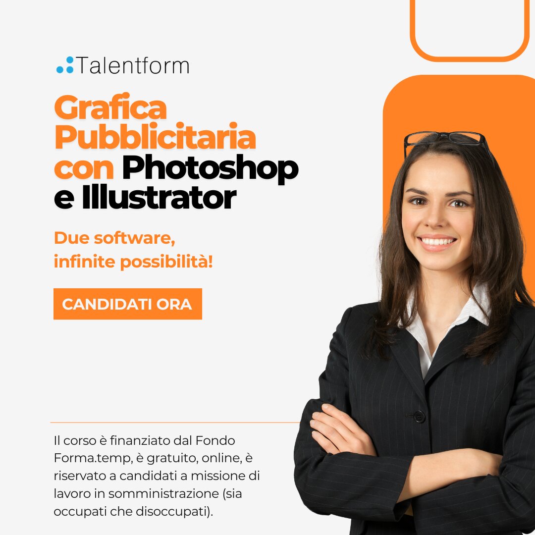 1080 2 Grafica Pubblicitaria con Adobe Photoshop e Illustrator