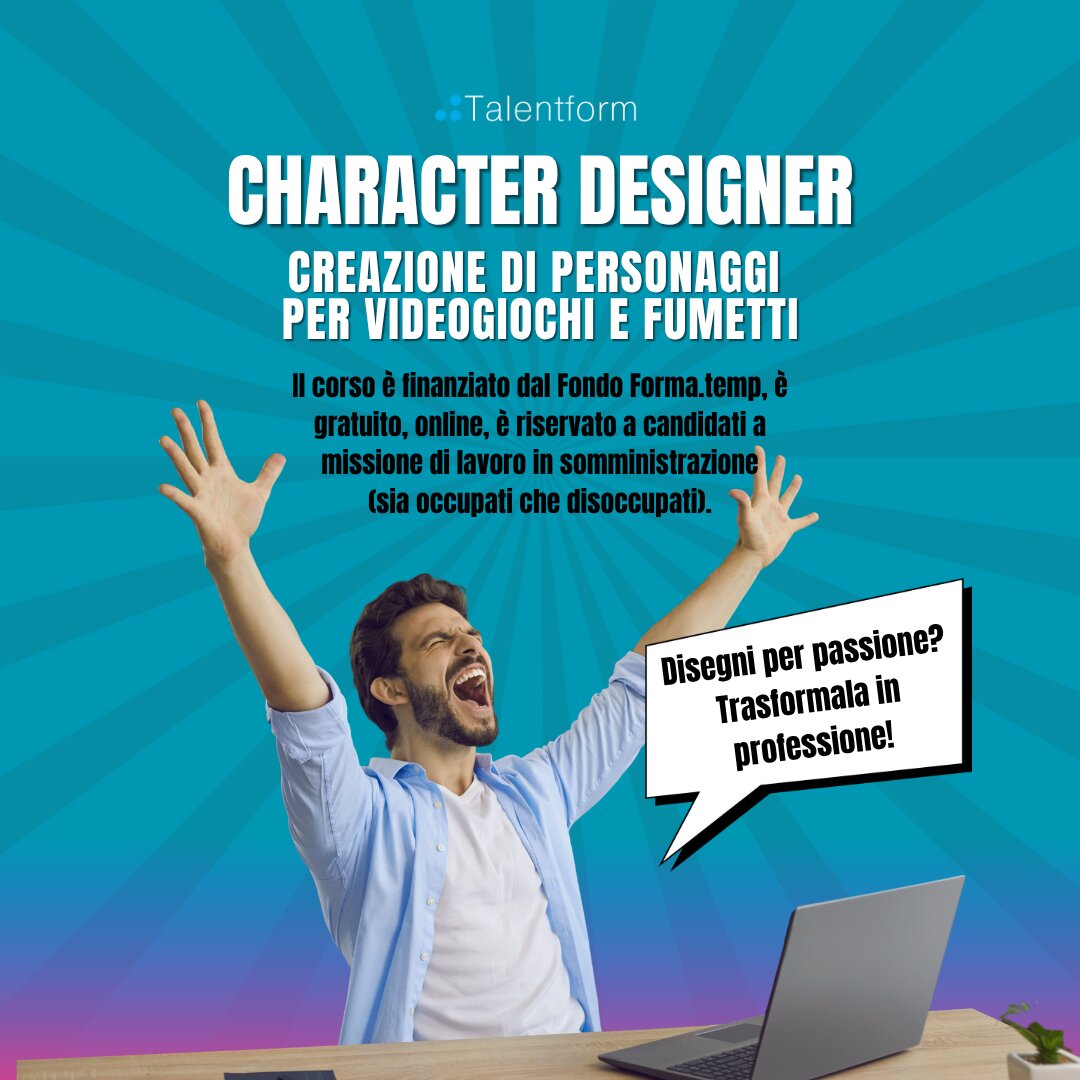 Corso Gratuito di Character Designer Creazione di Personaggi per Videogiochi e Fumetti 1 1 1