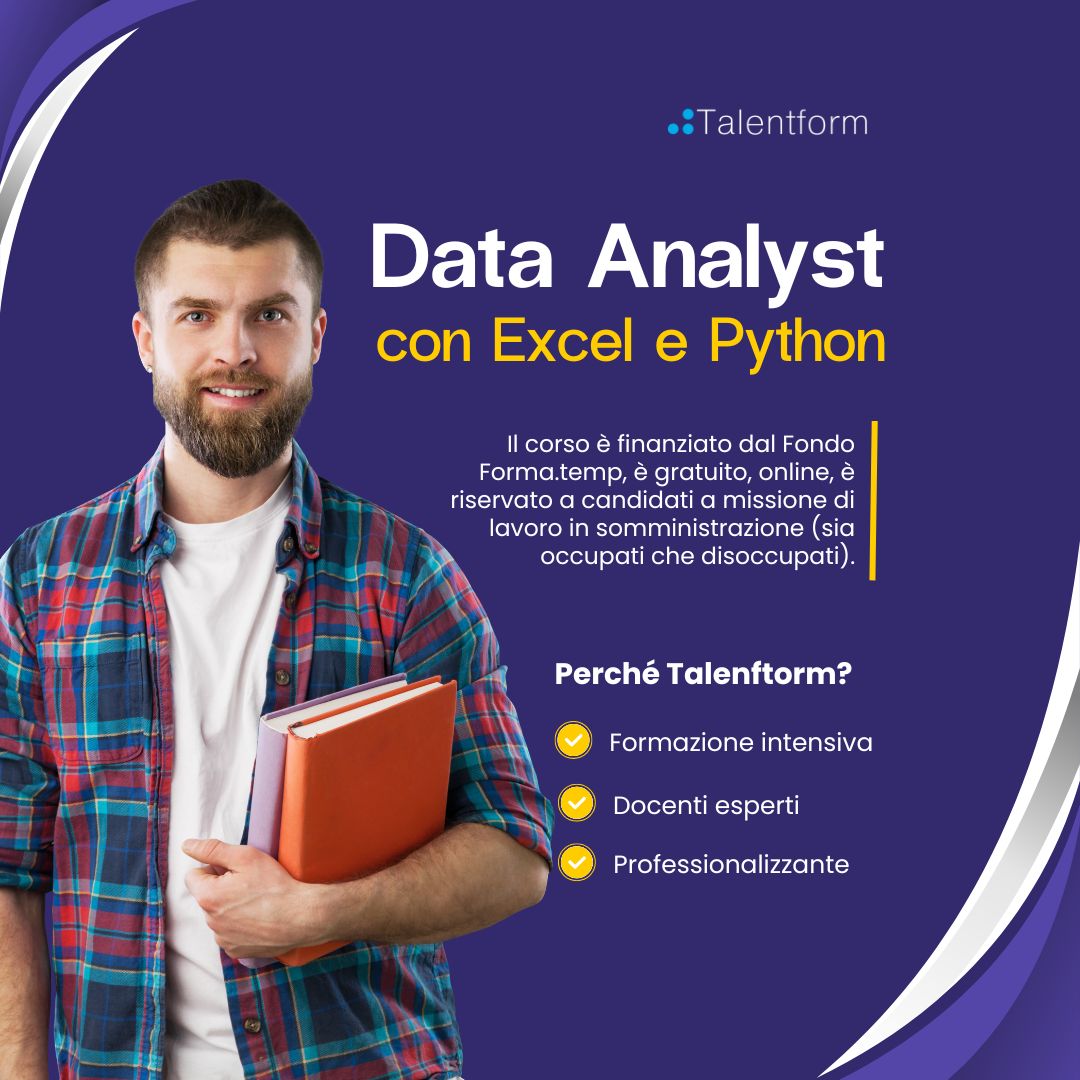 Corso Gratuito di Data Analyst con Excel e Python 2 1