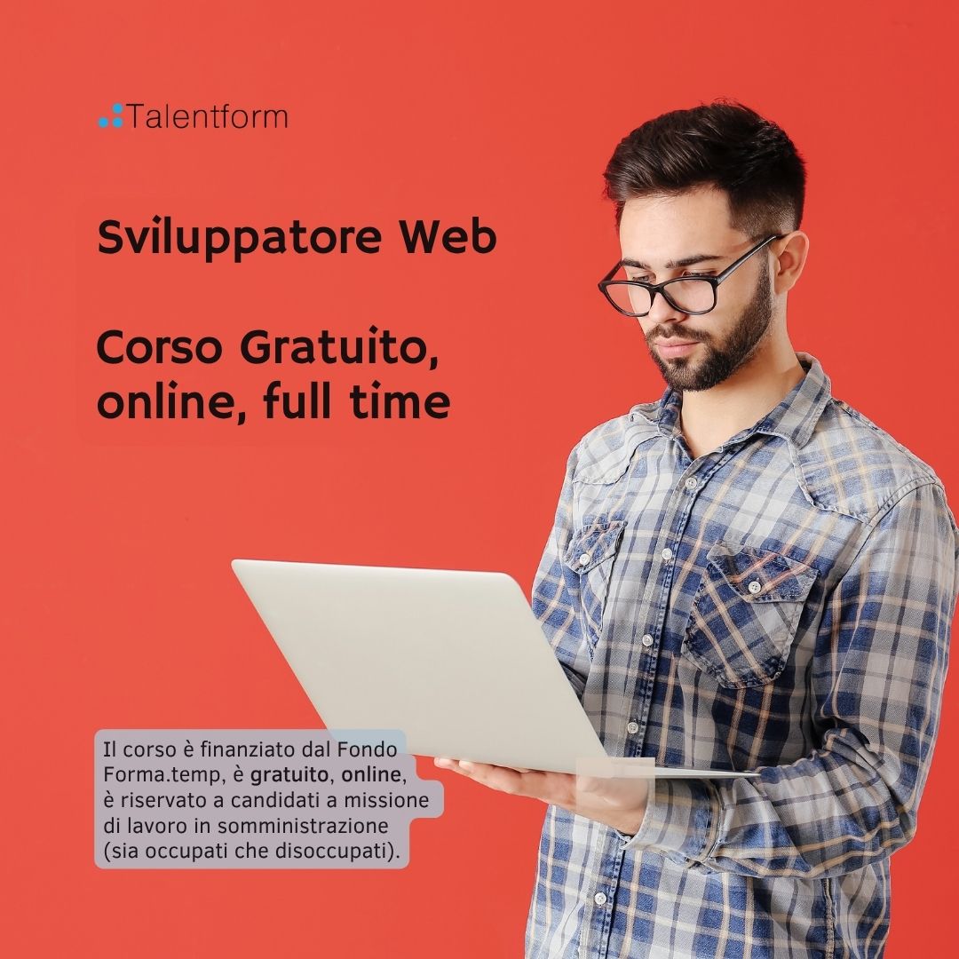 Corso Gratuito Sviluppatore Web 1080x1080 1