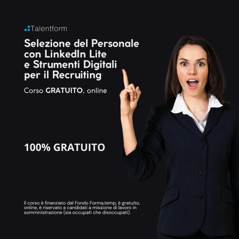 Selezione del Personale con LinkedIn Lite e Strumenti Digitali per il Recruiting 1080 x 1080 px