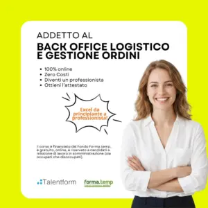Addetto al Back Office Logistico e Gestione Ordini (corso GRATUITO online, full time), edizione del 19 giugno 2026 312 1080 Addetto al Back Office Logistico e Gestione Ordini 1080x1080 1