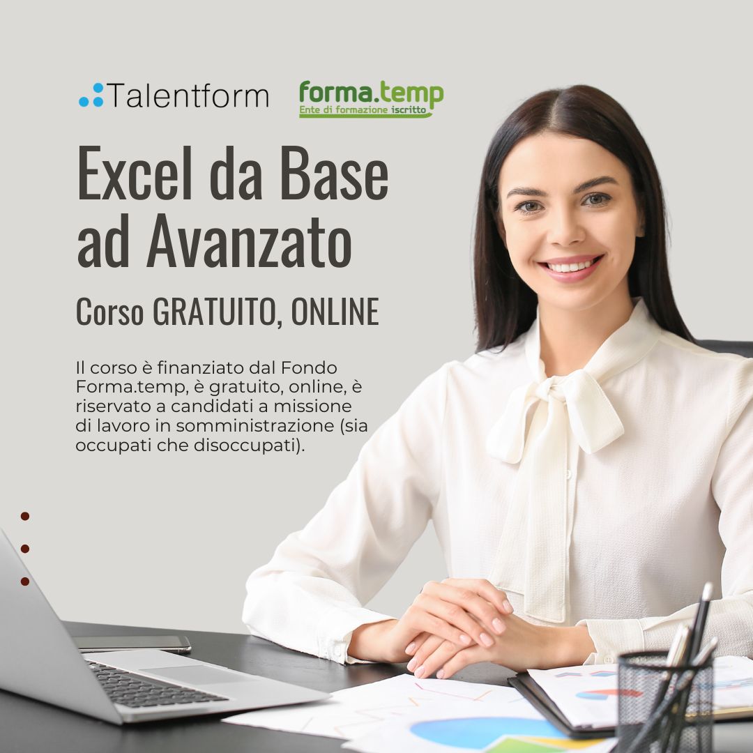 Corsi gratuiti di Informatica 8 Corso Gratuito Excel da Base ad Avanzato 1