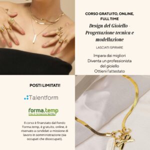 1080 Design del Gioello Progettazione tecnica e e modellazione 1
