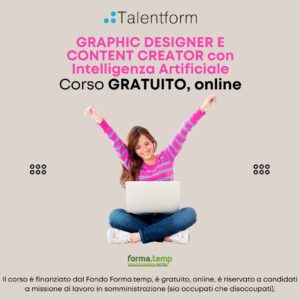 1080 GRAPHIC DESIGNER E CONTENT CREATOR con Intelligenza Artificiale