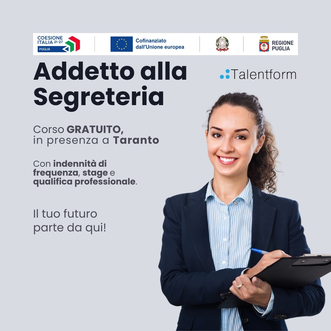 Addetto alla Segreteria 1080 x 1080 px 1